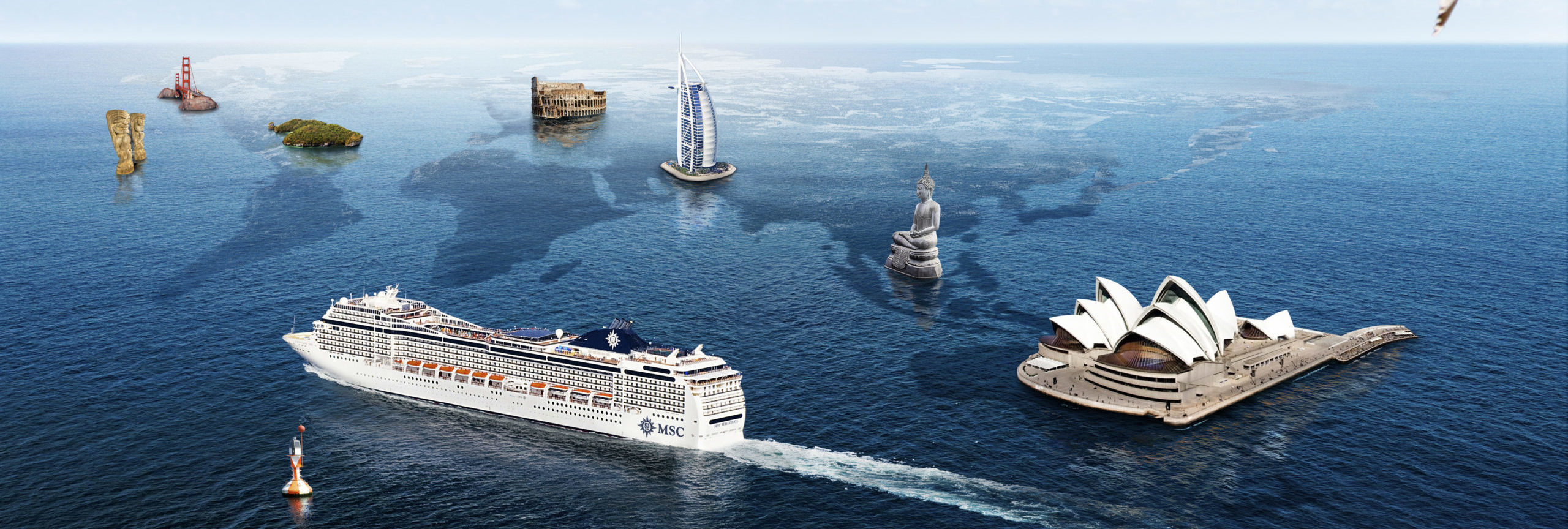 Verdenscruise med MSC Magnifica 2025 Cruisereiser