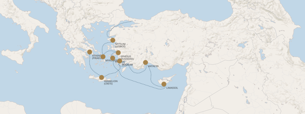 Luksuscruise fra Istanbul til Athen med Regent Seven Seas USa spesialisten Amerikaspesialisten, nordmannsreiser, cruisereiser